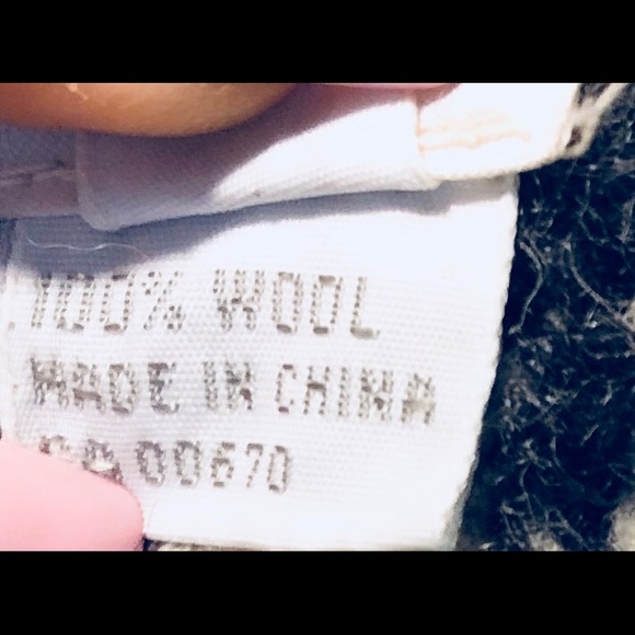 Thick wool check print sweater - Picture 4 of 6